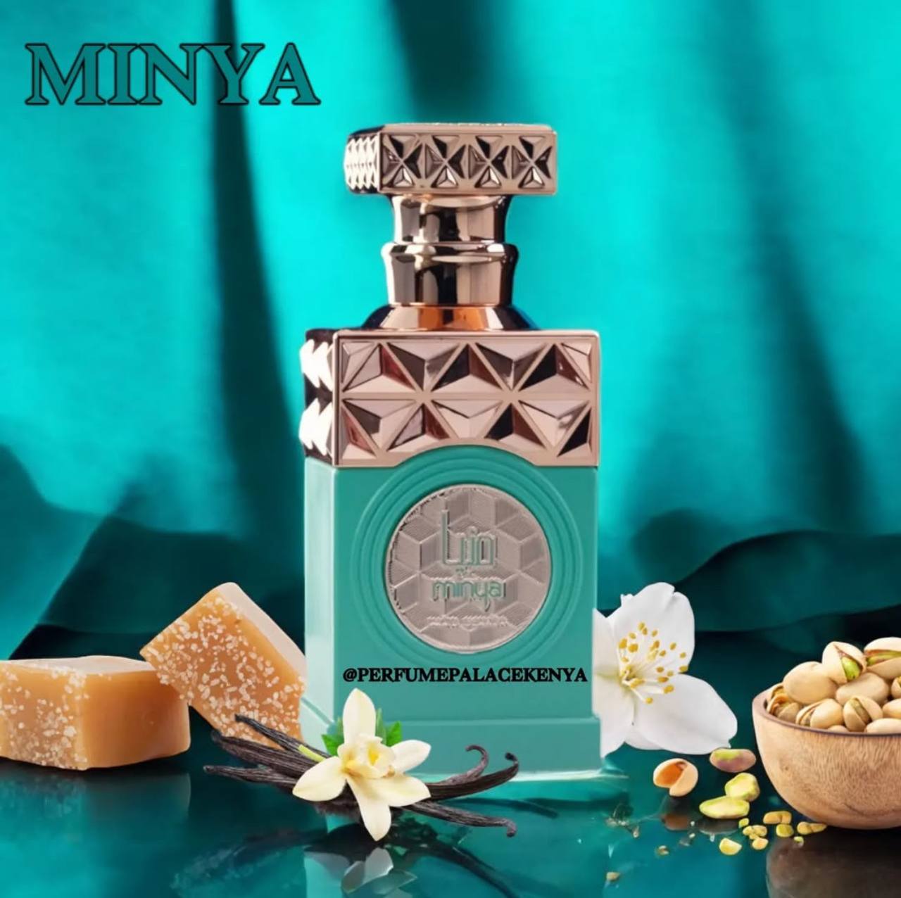 عطر منيا الاخضر بالفستق